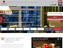 Tablet Screenshot of marinaviewhotel.com